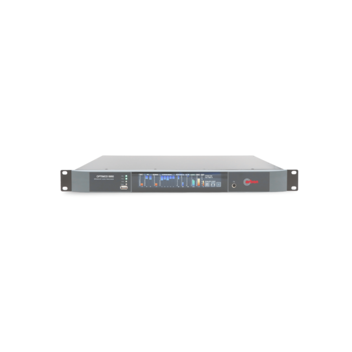 El Orban OPTIMOD 5950 se destaca por su diseño compacto de 1 unidad de rack (1 RU), lo que facilita su integración en cualquier entorno de estudio o transmisión. A pesar de su tamaño reducido, está repleto de características avanzadas que garantizan un rendimiento óptimo. 